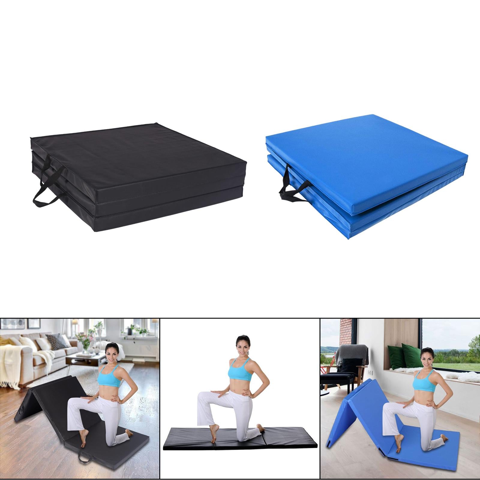 Tri Fold Folding Exercise Mat - Home Gym