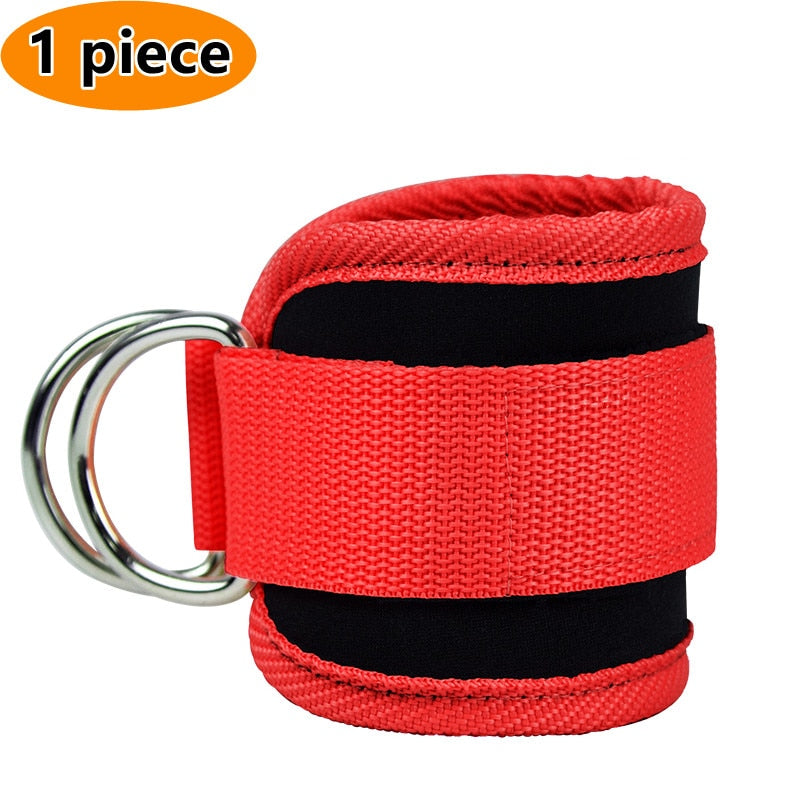 Ankle Straps for Cable Machines Double D-Ring Adjustable Neoprene Thick  Padded - Helia Beer Co