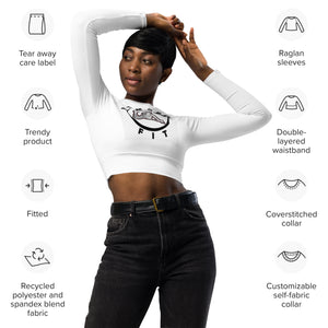 Art Model Fit long-sleeve crop top